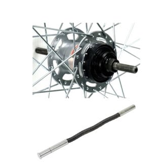 ステンレスリム後輪 内装3段 ローラーブレーキ 26x1-3/8