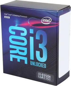 Intel Core i3 8th Gen - Core i3-8100 Coffee Lake Quad-Core 3.6 GHz
