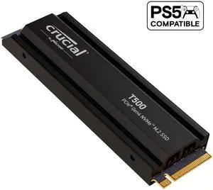 Crucial T500 M.2 2280 4TB PCIe 4.0 NVMe 3D NAND TLC Internal Solid