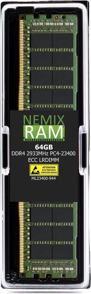 NEMIX RAM 256GB (4X64GB) DDR4 2933MHZ PC4-23400 4Rx4 1.2V 288-PIN