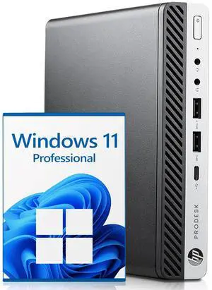 Refurbished: HP EliteDesk 800 G3 SFF PC - Intel Core i5 6500 6th