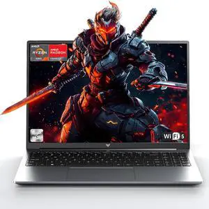 NIPOGI Laptop 16.1 FHD Gaming Laptop, AMD Ryzen 7 7735HS, 16GB RAM