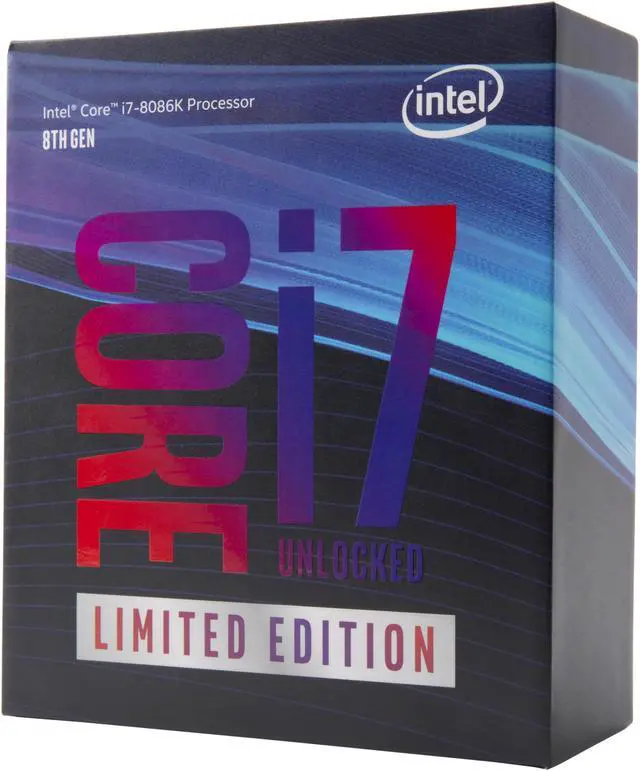 Intel Core i7 8th Gen - Core i7-8086K Coffee Lake 6-Core 4.0 GHz