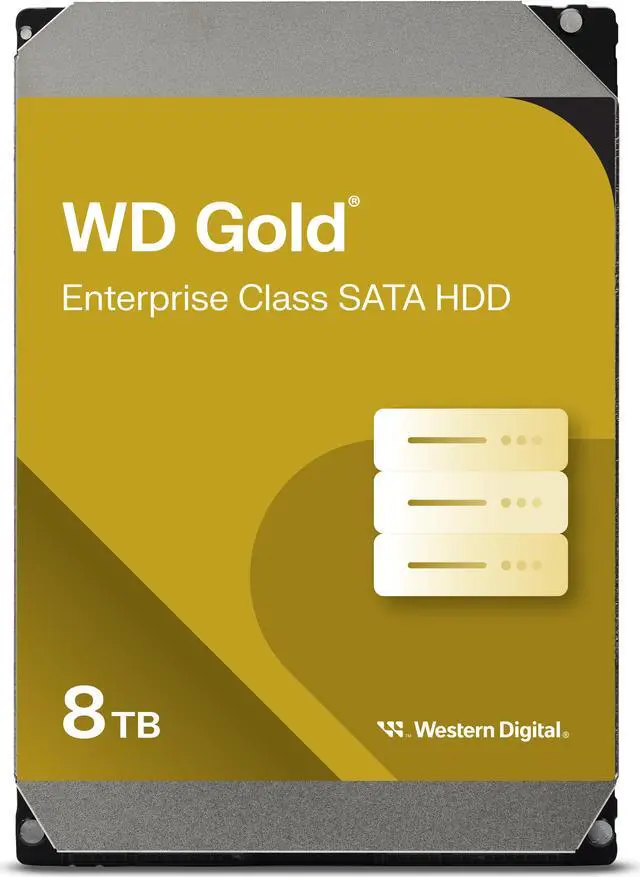 WD Gold 8TB Enterprise Class Hard Disk Drive - 7200 RPM Cache 3.5