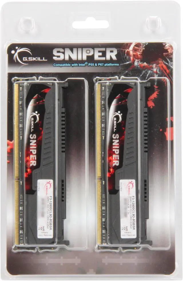 G.SKILL Sniper Series 8GB (2 x 4GB) DDR3 1600 (PC3 12800) Desktop