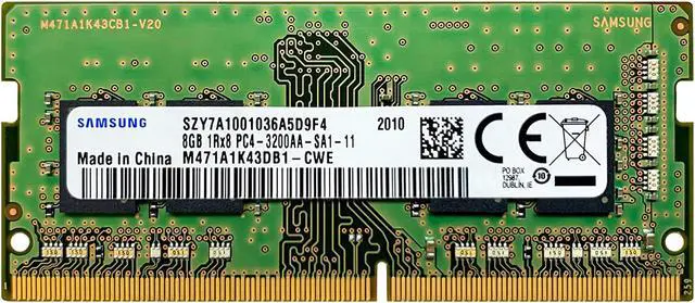 SAMSUNG 16GB Kit (8GBx2) M471A1K43DB1-CWE DDR4-3200 SODIMM PC4