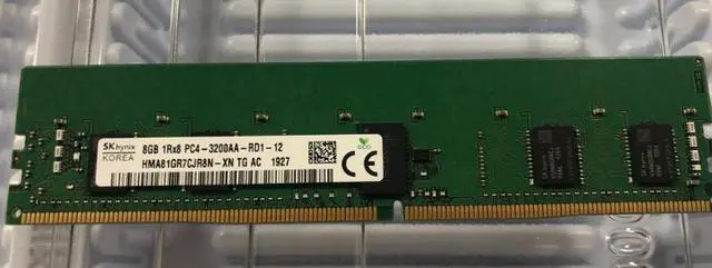 SK Hynix HMA81GR7CJR8N-XN 8GB DDR4 1RX8 PC4-3200AA ECC For server