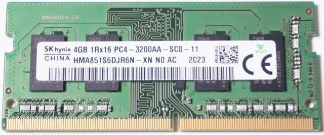SK Hynix 4GB PC4-3200AA DDR4 3200Mhz SO-DIMM Memory HMA851S6DJR6N