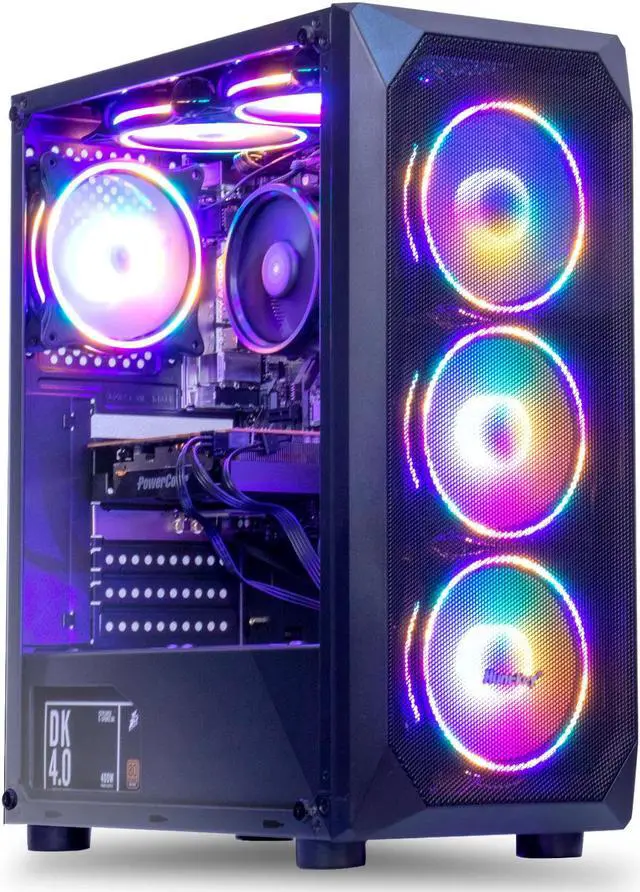 MXZ Gaming PC Computer AMD Ryzen 5 3600, GeForce RTX 4060, 16GB
