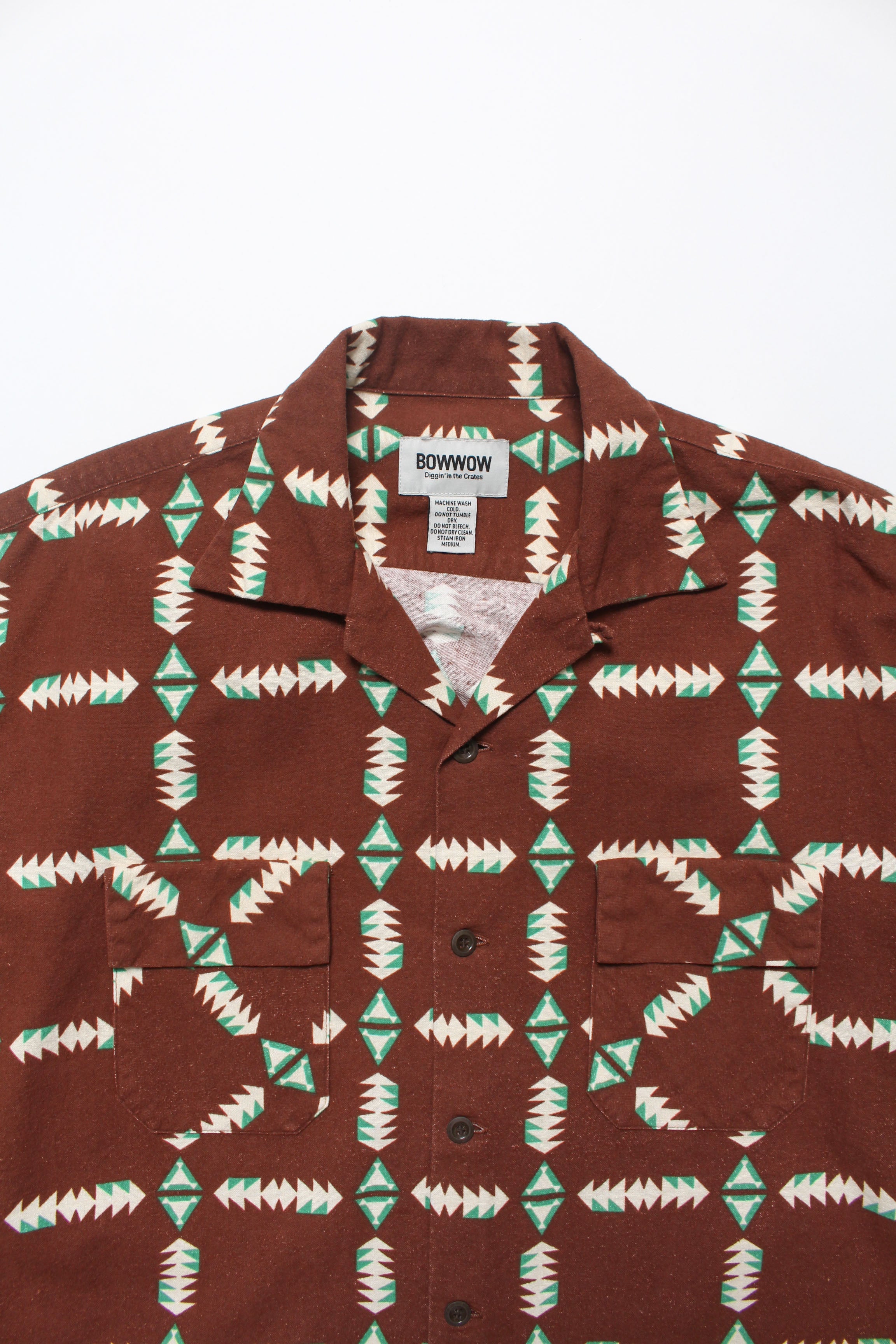 NAVAJO PRINT FLANNEL SHIRT AGED – C30 - BOW WOW, RECOGNIZE