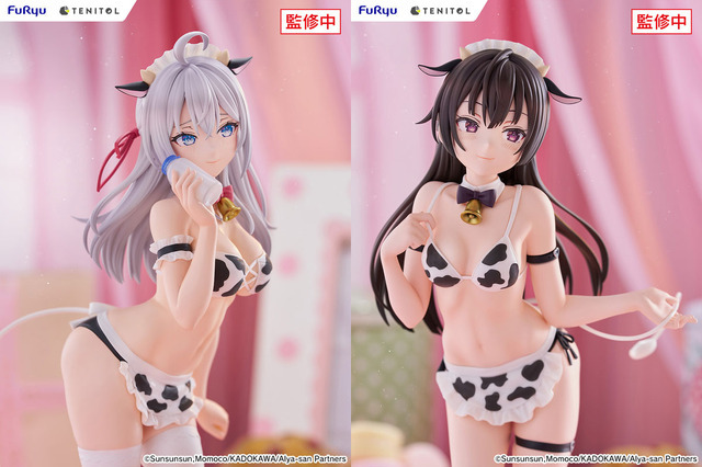 ロシデレ」大胆なバニーフィギュアが登場！ アーリャ&周防有希の牛
