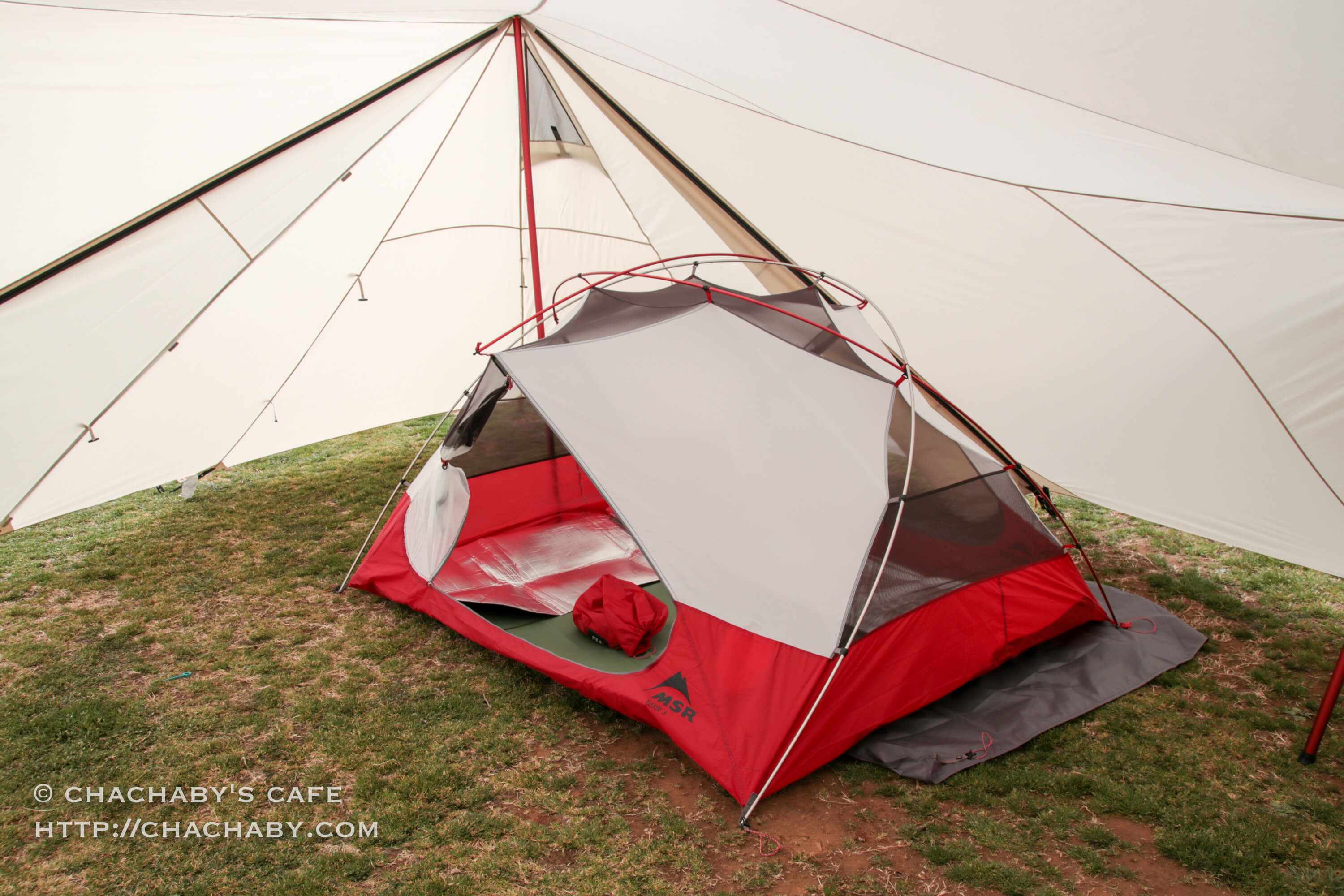 レビュー】設営5分！ MSRのエリクサー3 を試す！ インナーでの利用が