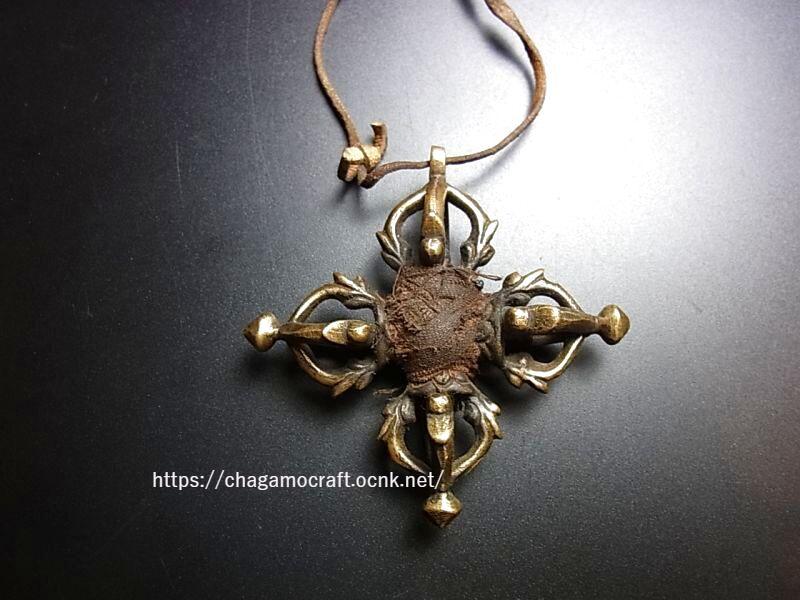 チベット密教法具・ダブルドルジェ (羯磨金剛・ヴァジュラ) Dorje