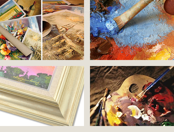 オーダー油絵 】ゴッホ 4本の切ったひまわり 【選べるサイズ／選べる