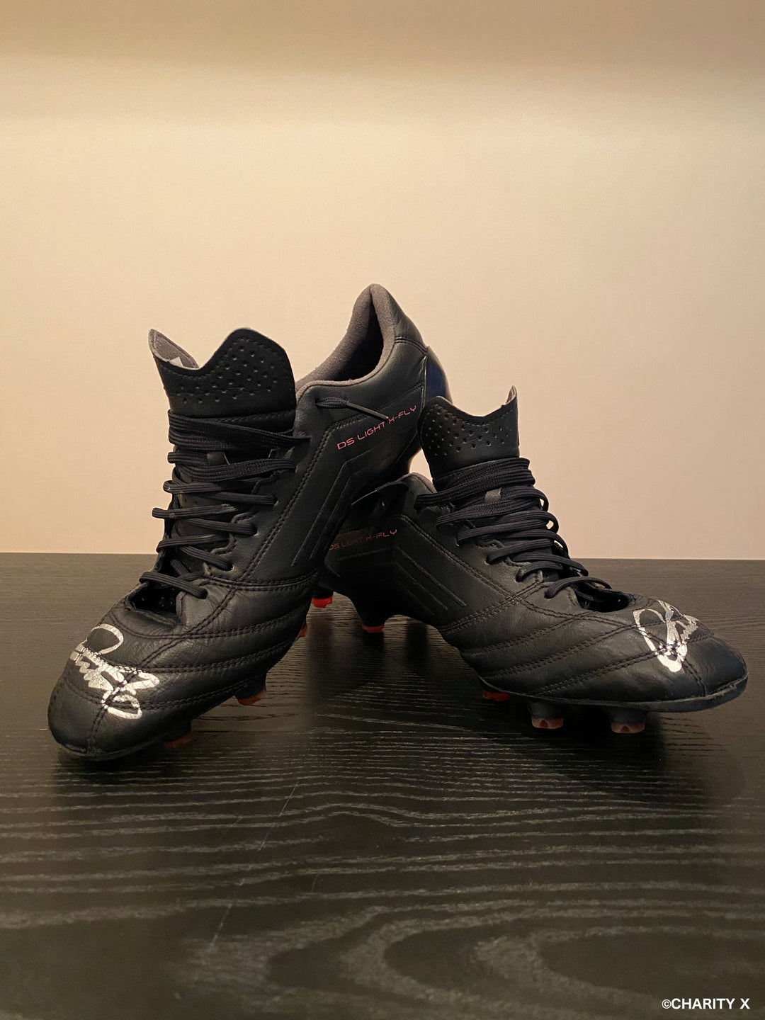 令和6年能登半島地震災害支援】坪井慶介氏サイン入りスパイク – CHARITY X