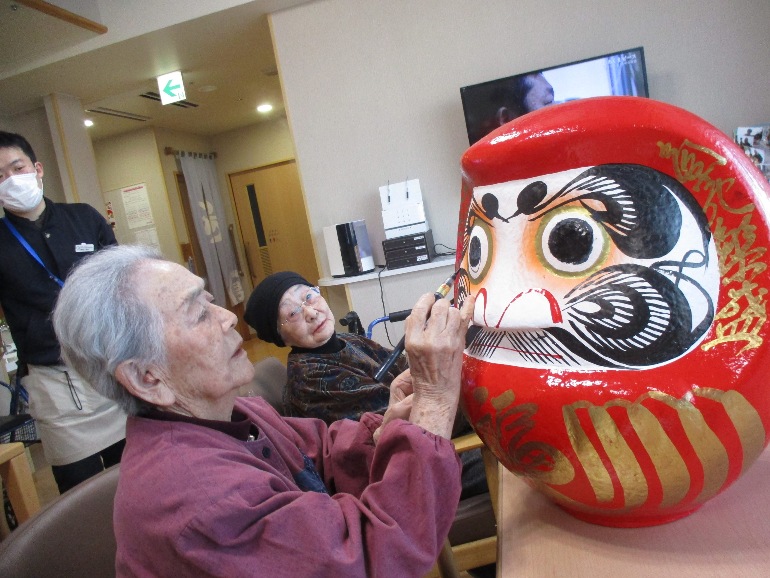 グランヴィル前橋 | ブログ | だるまの目入れを行いました👀グラン