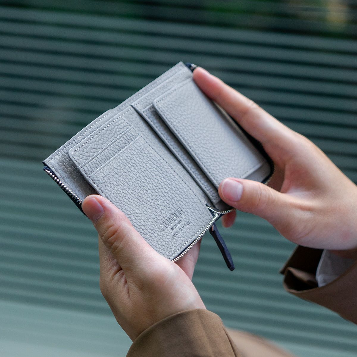 フレンチカーフLFスマートウォレット（L字ファスナー深札入れ） | 二