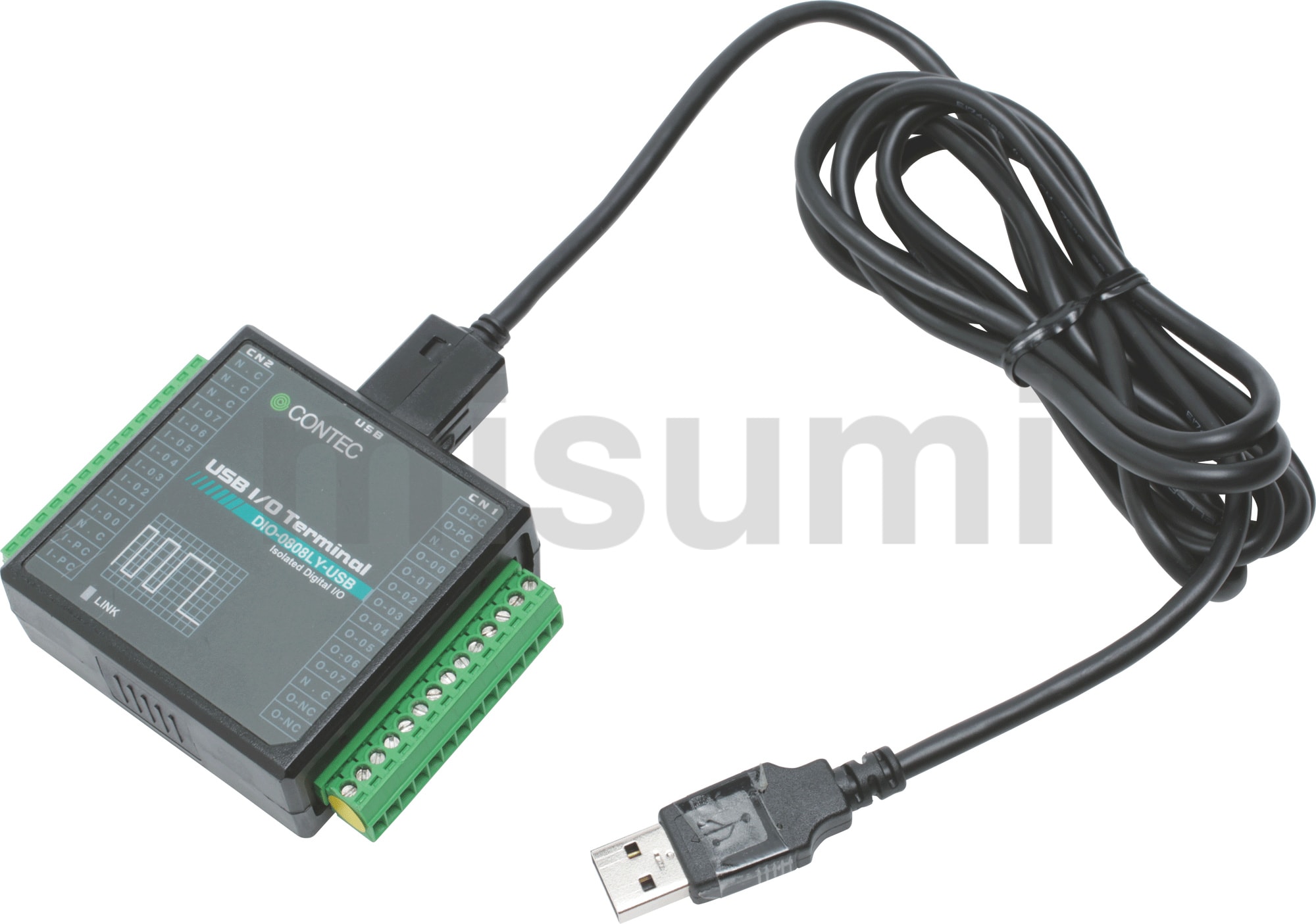 PCDC-24DY-USB-R | USB デジタル入出力 ターミナル | ミスミ | MISUMI