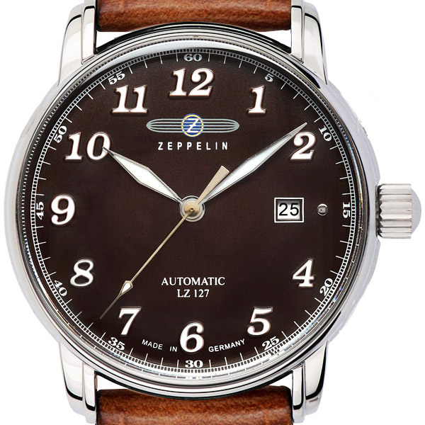 ZEPPELIN 8656-3 COUNT LZ127 OPEN-HEART automatic watch