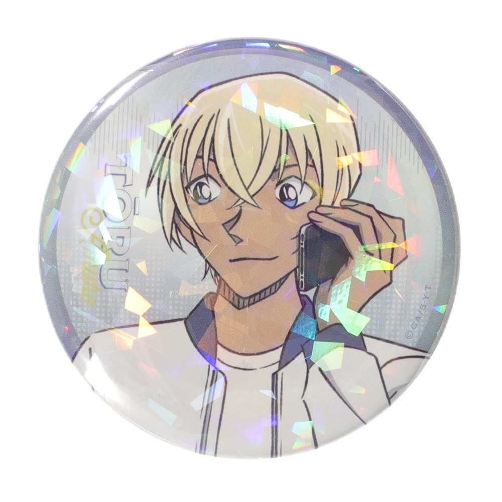 名探偵コナン ホログラム缶バッジ(電話シリーズ 安室)