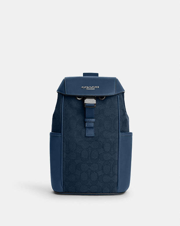公式】コーチアウトレット | レーサー パック・シグネチャー ジャカード