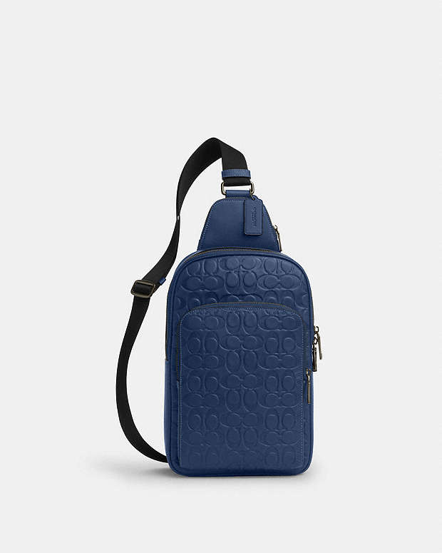 公式】コーチアウトレット | イーサン パック・シグネチャー レザー