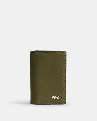 グリーン 【公式】COACH – コーチ カードケース/定期入れ/名刺入れ メンズ