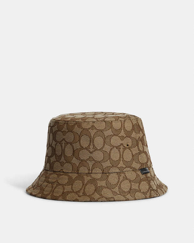 公式】コーチアウトレット | シグネチャー ジャカード バケット ハット