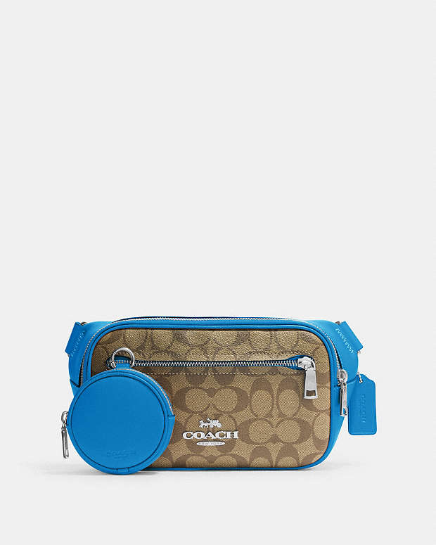 公式】コーチアウトレット | エリアス ベルト バッグ・カラーブロック