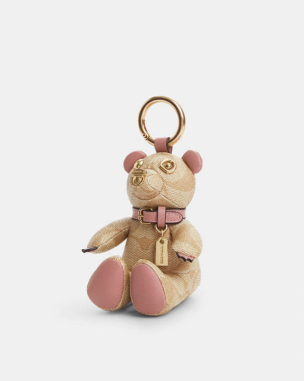 公式】コーチアウトレット | ベア バッグ チャーム・シグネチャー