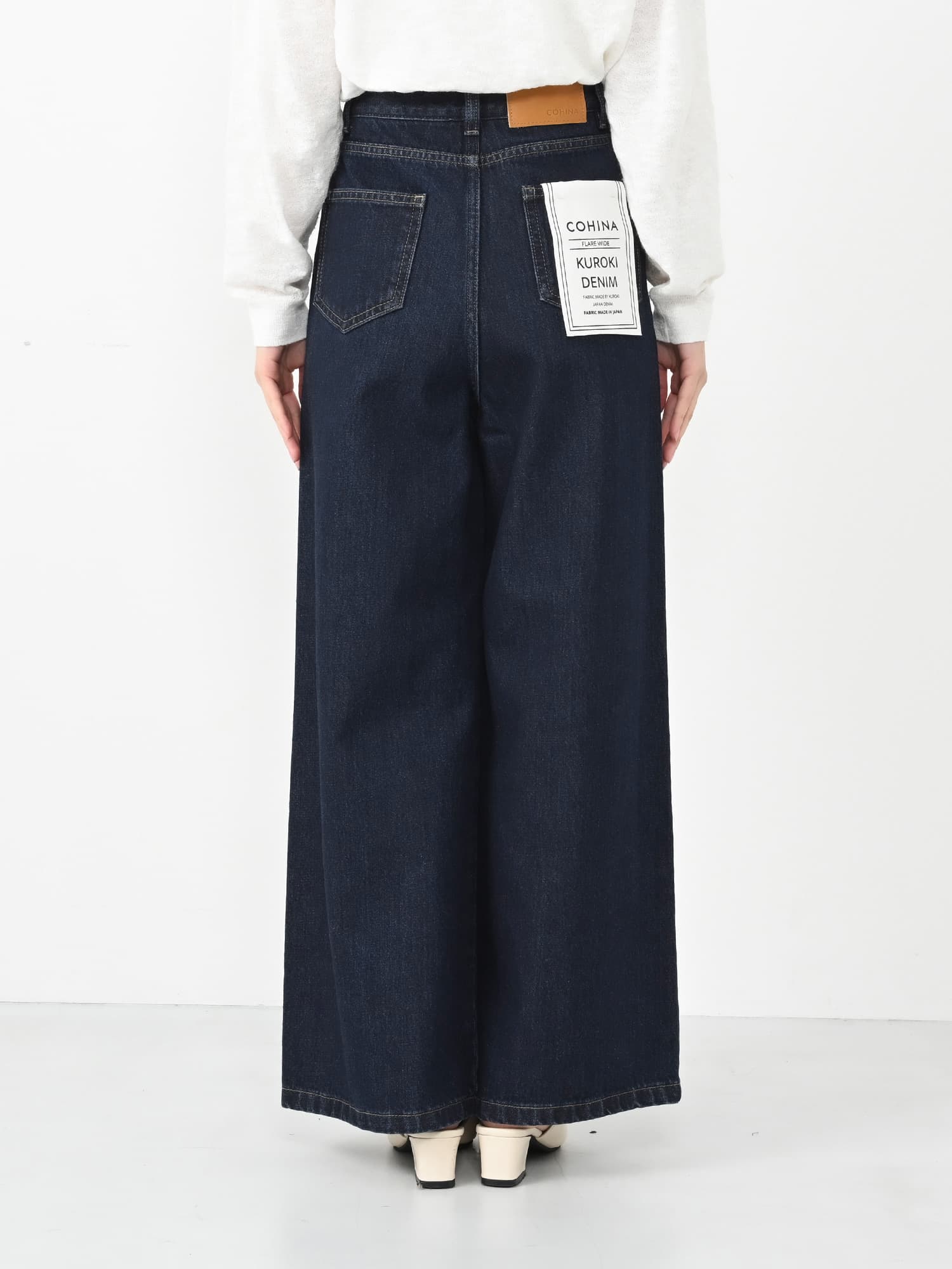 KUROKI DENIM フレアワイド-short & regular | 小柄・低身長女性向け