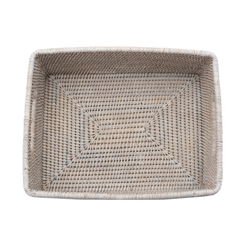 BAOLGI（バオルジィ）レクタングラー ロウストレージボックス ホワイト