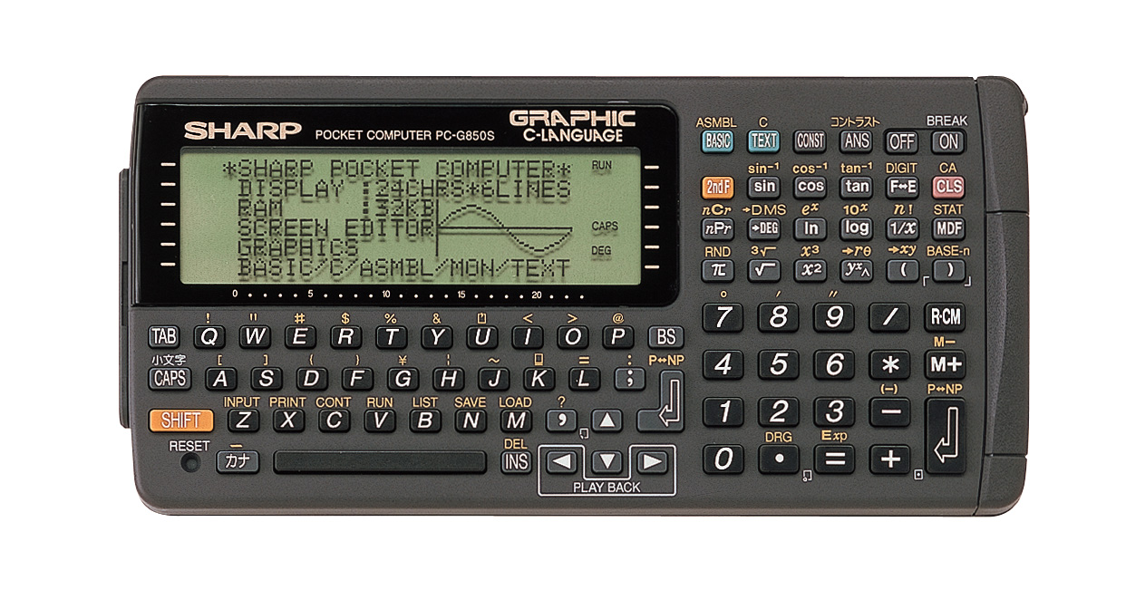 工業高校向けポケットコンピュータ＜PC－G850S＞