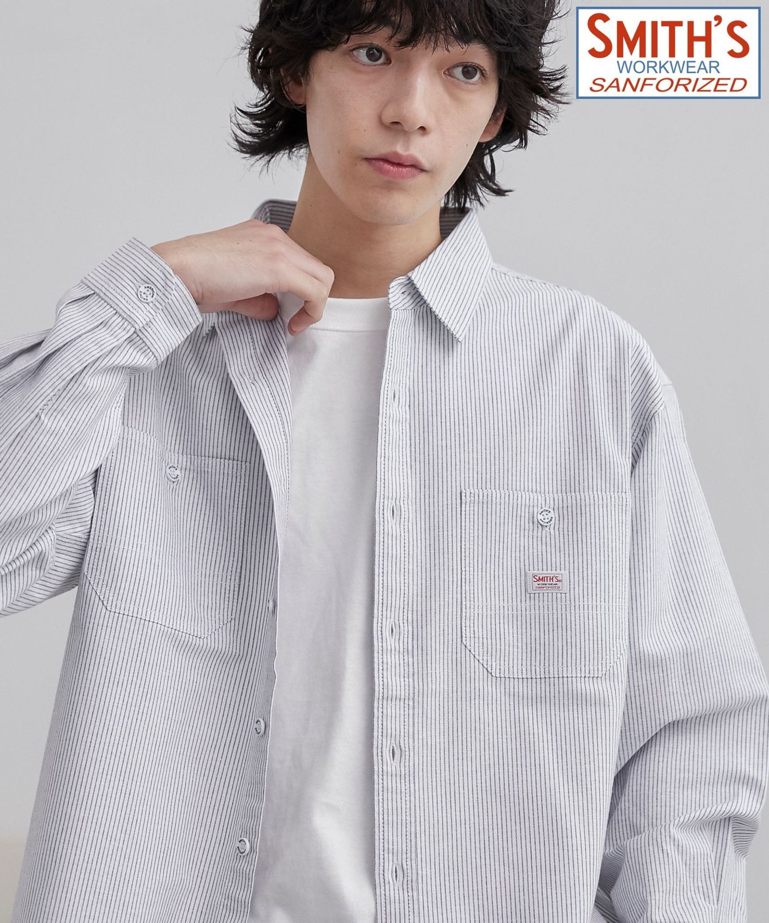 SMITH'S（スミス）別注ストライプワークシャツ（その他1）