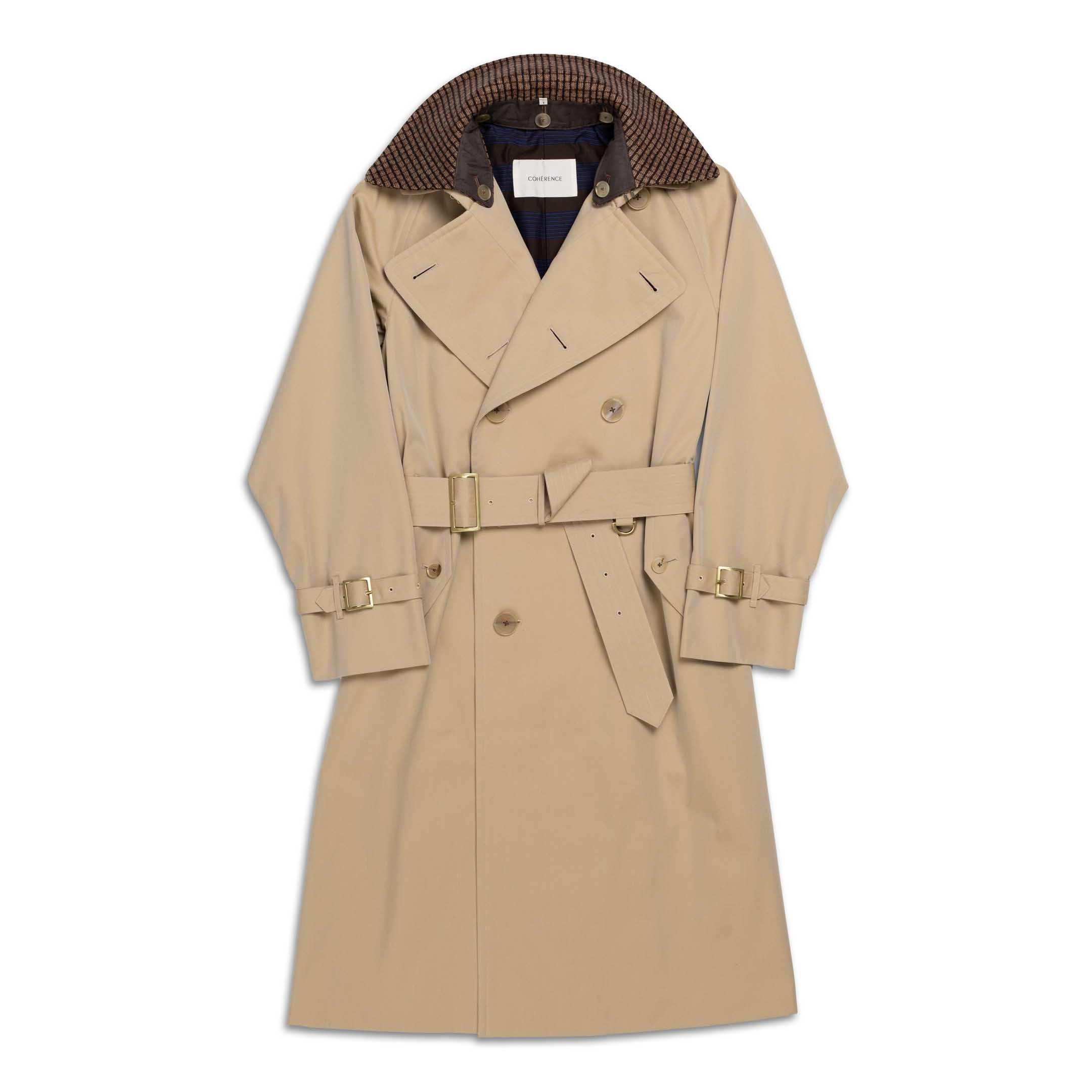 Coherence AL II Trench Coat Gabardine Beige – Clutch Cafe