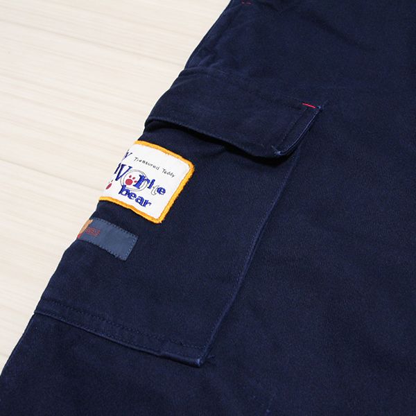 紺顔くまワッペンオーバーオール - ピンクハウス通販｜リサイクル