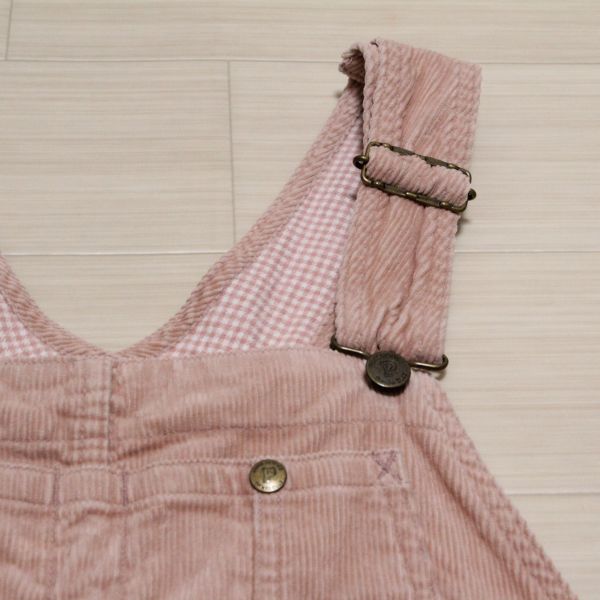 ピンクロゴ刺繍コーデュロイサロペットスカート - ピンクハウス通販