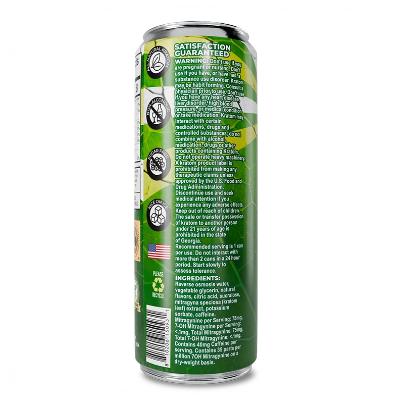 Mojo Citrus Kratom Soda - Club13 Herbals