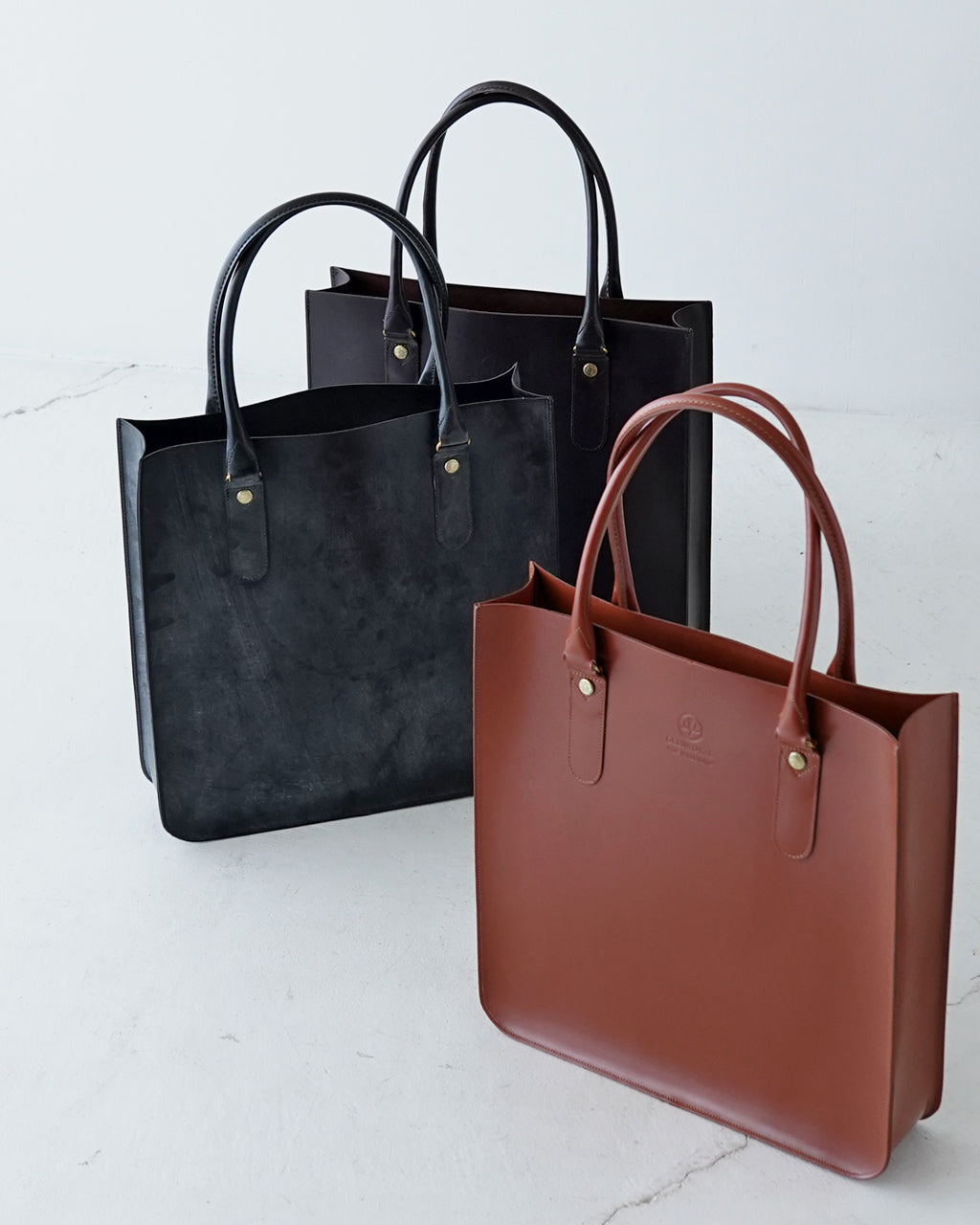 GLENROYAL ブライドルレザー 2ハンドル トートバッグオールレザー 牛革