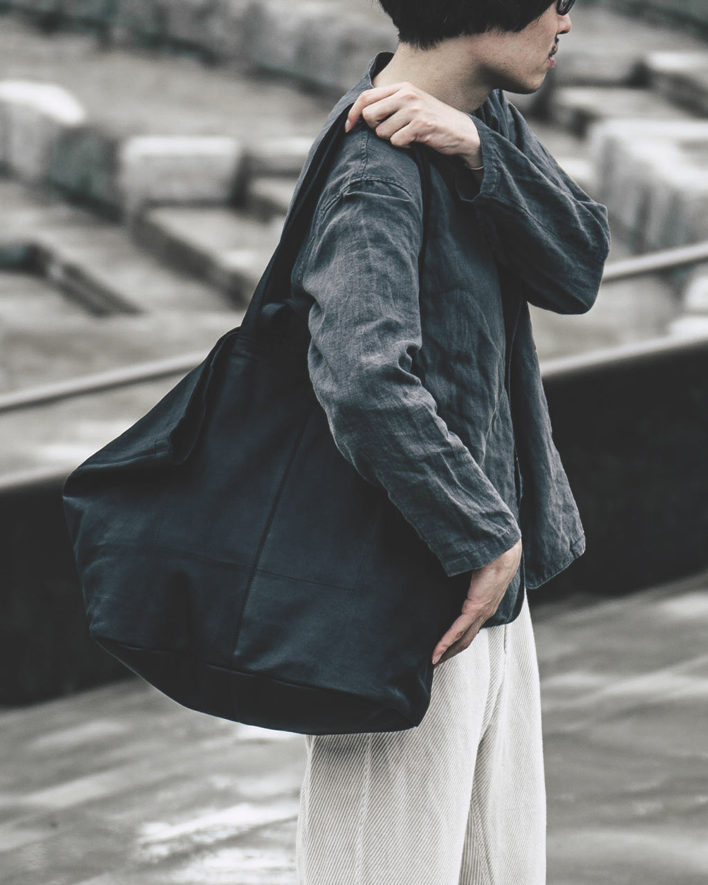 Morphee モルフェ DOUBLE TOTE（XXL Size) BLACK XXL-BLK-101 【送料