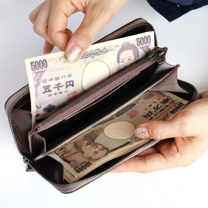 ZOO (ズー) 財布 長財布 トカゲ革 ラウンドファスナー [Z-ZLW-140