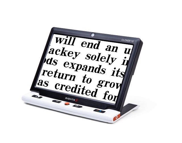 携帯型拡大読書器「クローバー10」 視覚障害者 日常生活用具給付対象