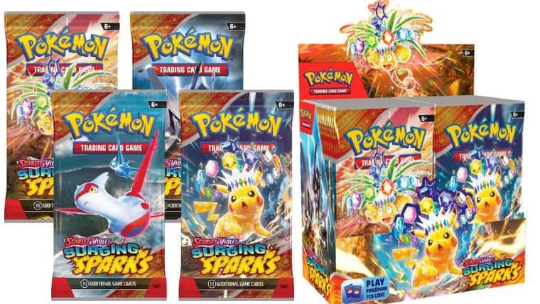 海外ポケカ】Surging Sparks 収録の当たりカードは何があるのか調べて