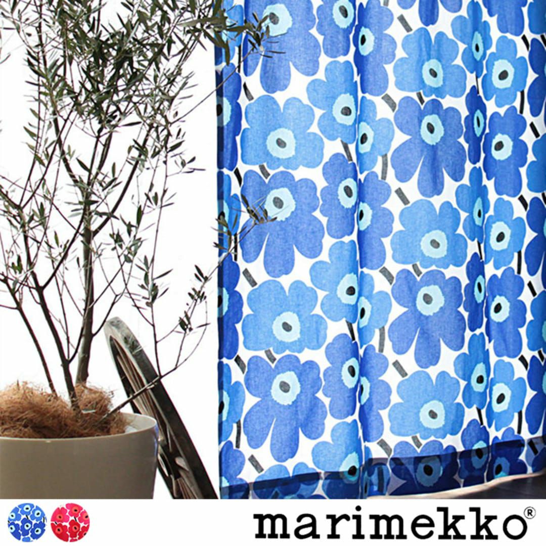 本場フィンランドのマリメッコカーテン「ピエニウニッコ」2色 カーテン