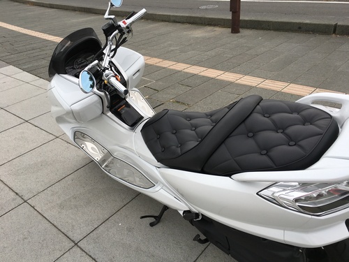 ヤマハ マジェスティ4D9 シート張替え - CUSTOM SEAT．JP