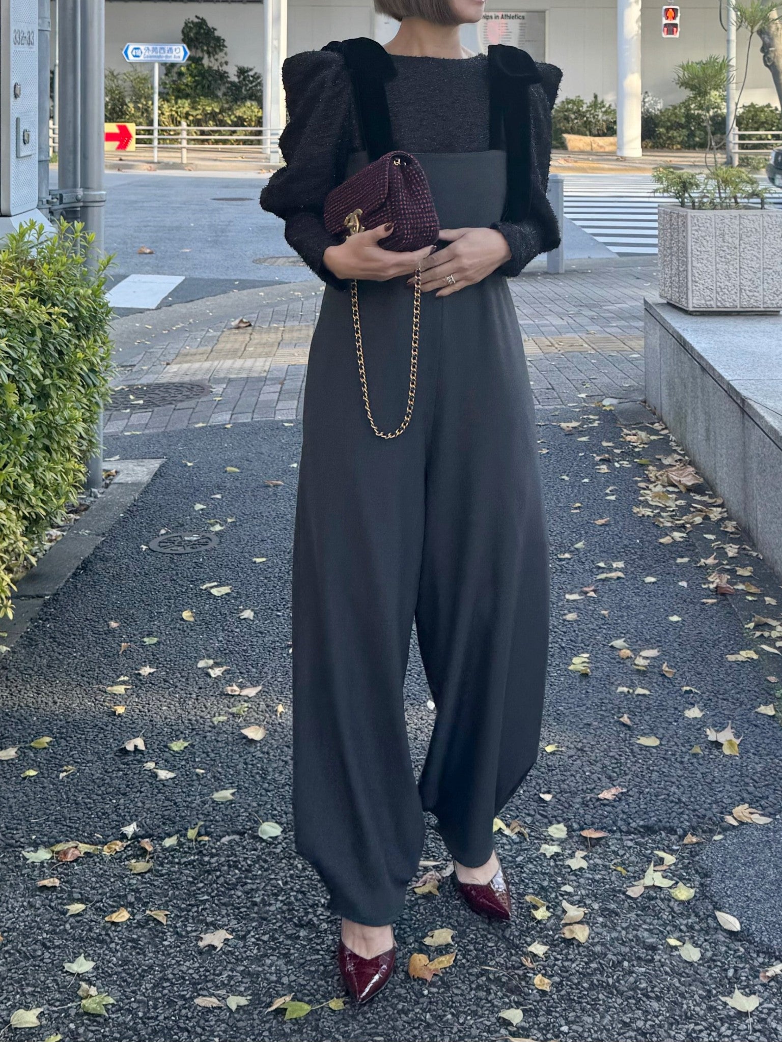 リボンショルダーオールインワン Stelle｜Cygne(シーニュ) 公式サイト