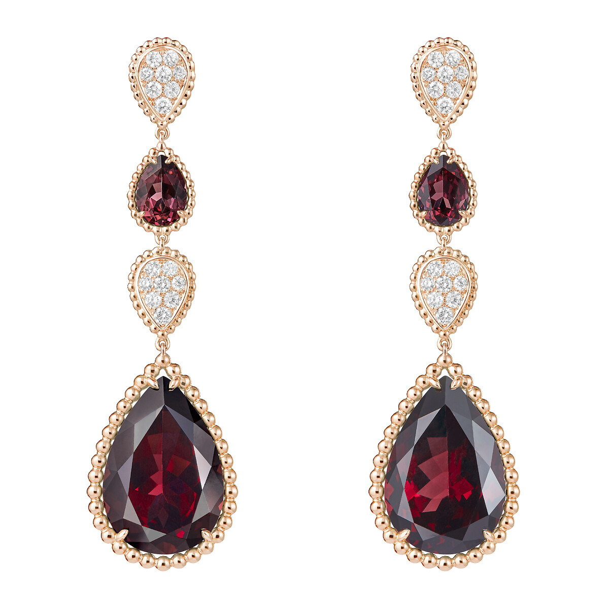 セルパンボエム ペンダントイヤリング ロードライトガーネット