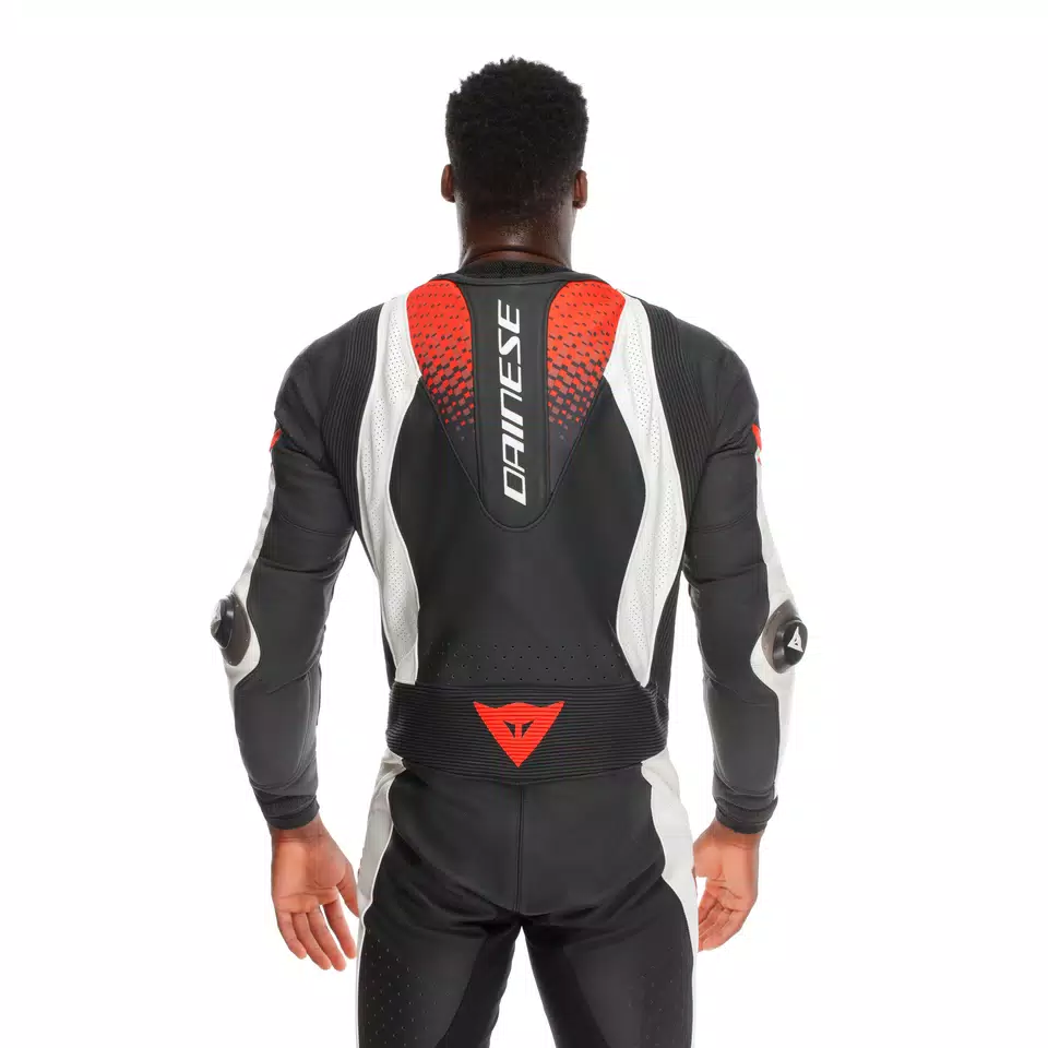 LAGUNA SECA 6 - PERFORATED ONE-PIECE LEATHER RACING SUIT | BLACK