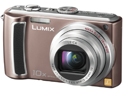 パナソニック、有効910万画素になった光学10倍ズーム機「LUMIX DMC-TZ5」