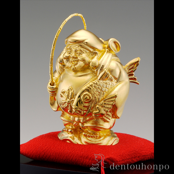 送料無料】 純金 恵比寿様 15g / 光則（金工芸） 恵比寿 大黒 宝船